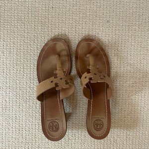 Tory Burch Tan Leather Sandals